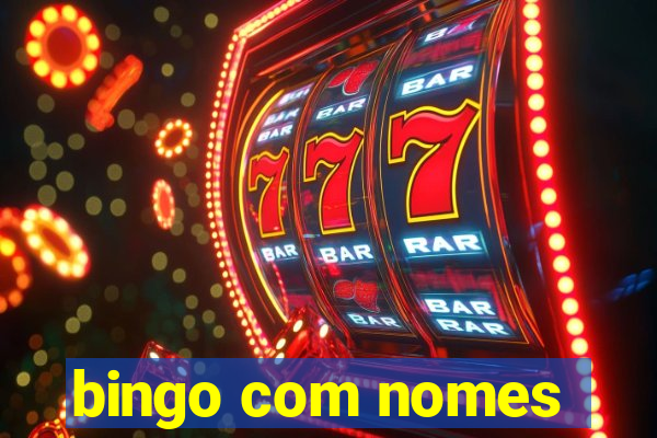 bingo com nomes